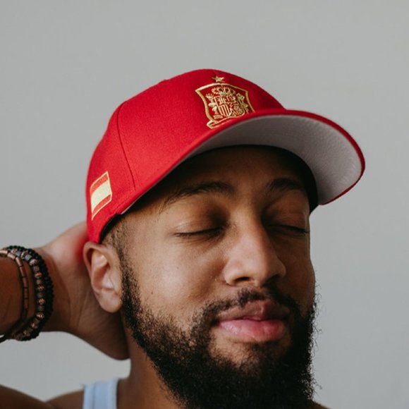 Spain Futbol National Soccer Team Fitted Cap Espana Euro Cup Hat L/XL - Picture 5 of 5